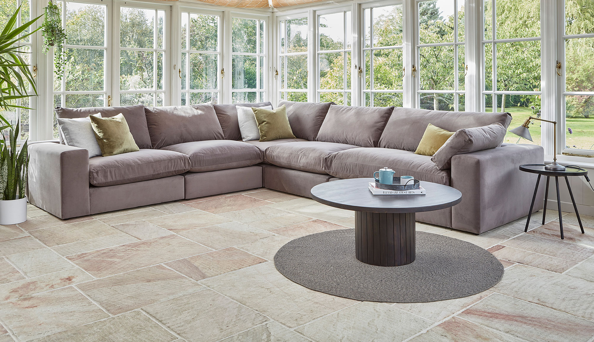 Fabric Corner Sofas │ Darlings of Chelsea